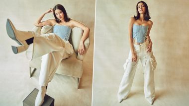 Ananya Panday Bewitches Us With Her Cool Fashion Game in Corset Top and Baggy Pants for Liger Promotions! (View Pics)